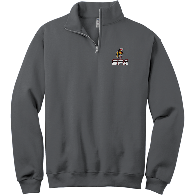 Seacoast Spartans (SPA) NuBlend 1/4-Zip Cadet Collar Sweatshirt
