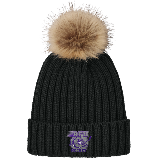 Rumson-Fair Haven Faux Fur Pom Beanie