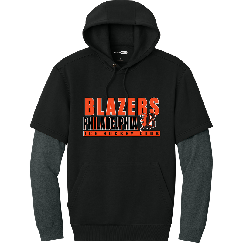 Philadelphia Blazers Tough Fleece Layered Hoodie