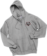 Scary Badgers Ultimate Cotton - Full-Zip Hooded Sweatshirt