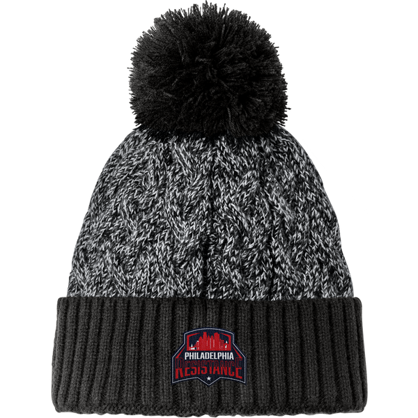 Philadelphia Resistance New Era Marled Knit Pom Beanie