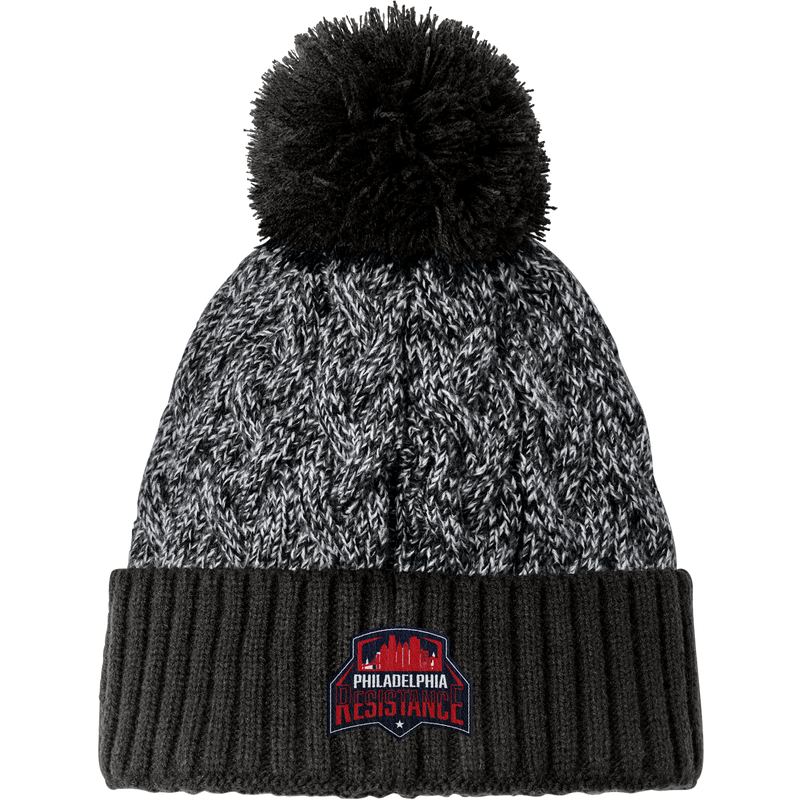 Philadelphia Resistance New Era Marled Knit Pom Beanie