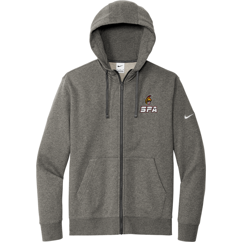 Seacoast Spartans (SPA) Nike Club Fleece Sleeve Swoosh Full-Zip Hoodie