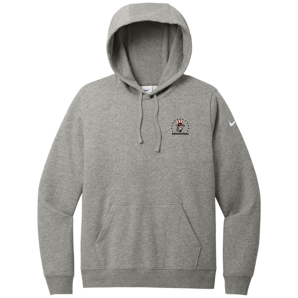 Phila Revolution Nike Women's Club Fleece Sleeve Swoosh Pullover Hoodie