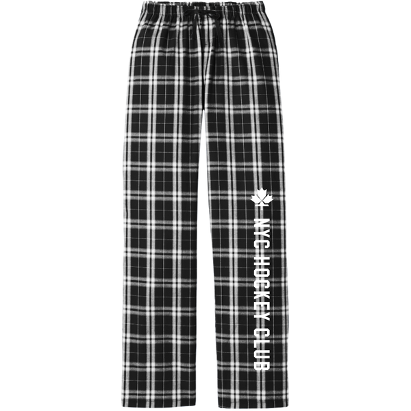 NYC Hockey Club Women's Flannel Plaid Pant