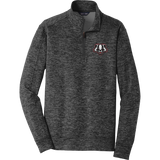 Scary Badgers PosiCharge Electric Heather Fleece 1/4-Zip Pullover