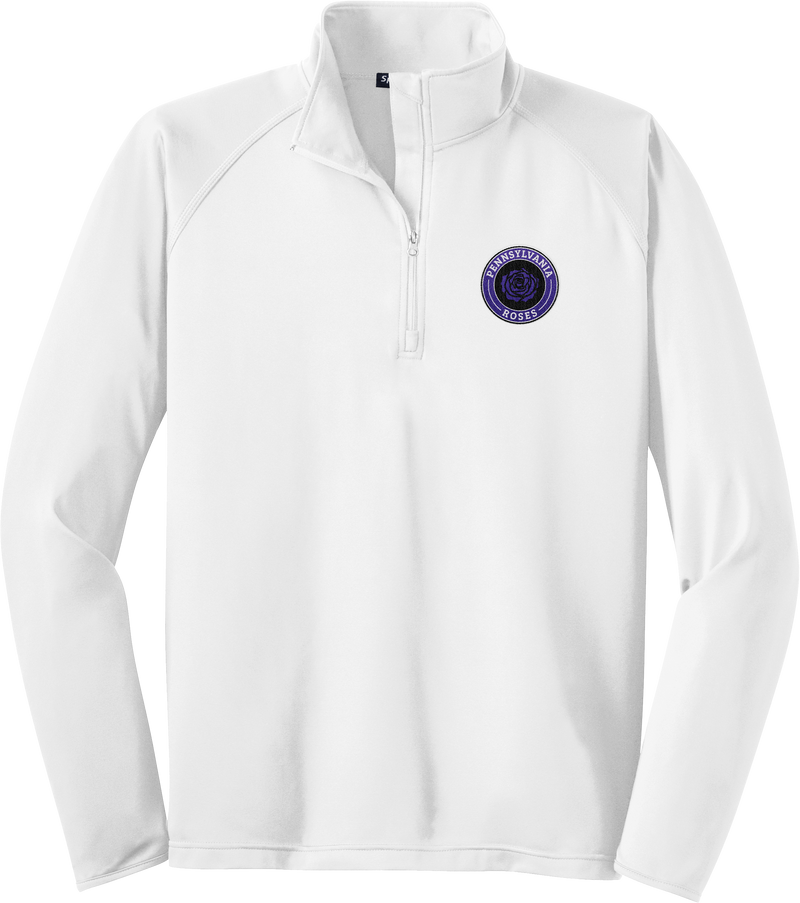 PA Roses Sport-Wick Stretch 1/4-Zip Pullover
