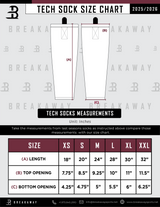 Mustangs Sublimated Tech Socks