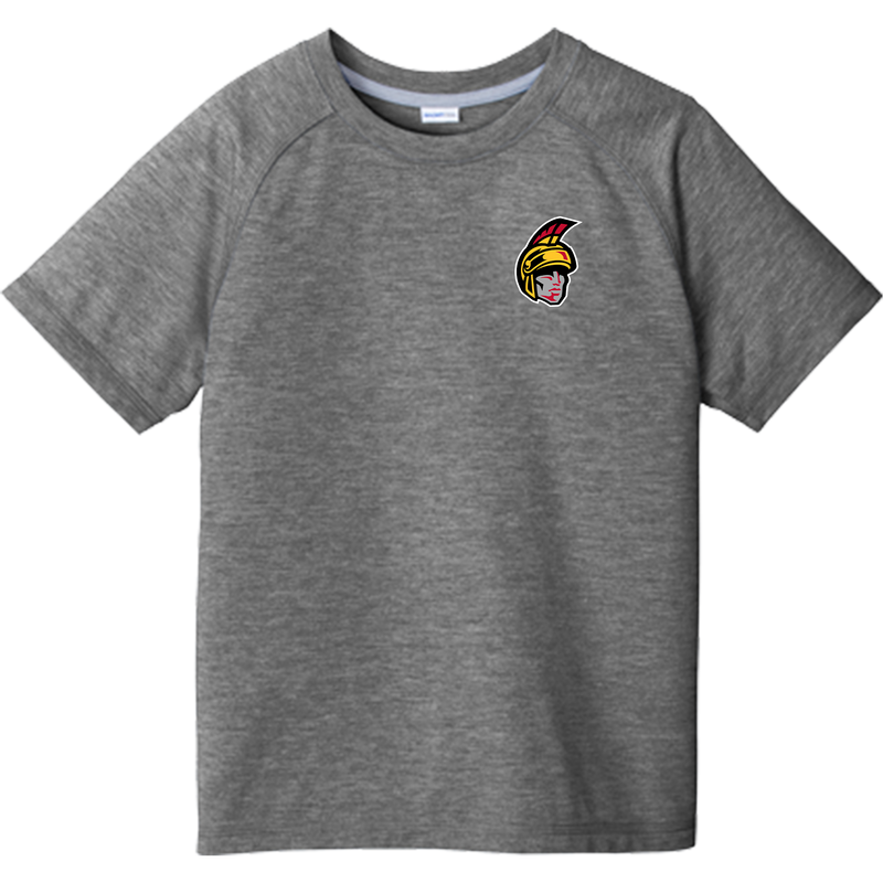 Seacoast Spartans (Ice Hockey) Youth PosiCharge Tri-Blend Wicking Raglan Tee